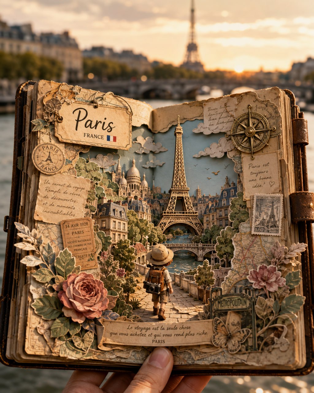 Vintage Magazine Travel Diorama output 3