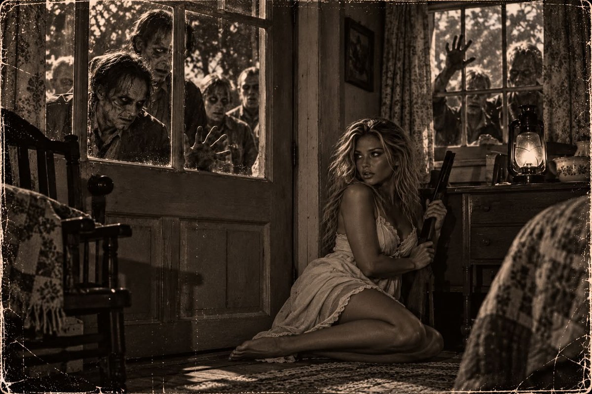 Aged Night of the Living Dead Portrait output 1
