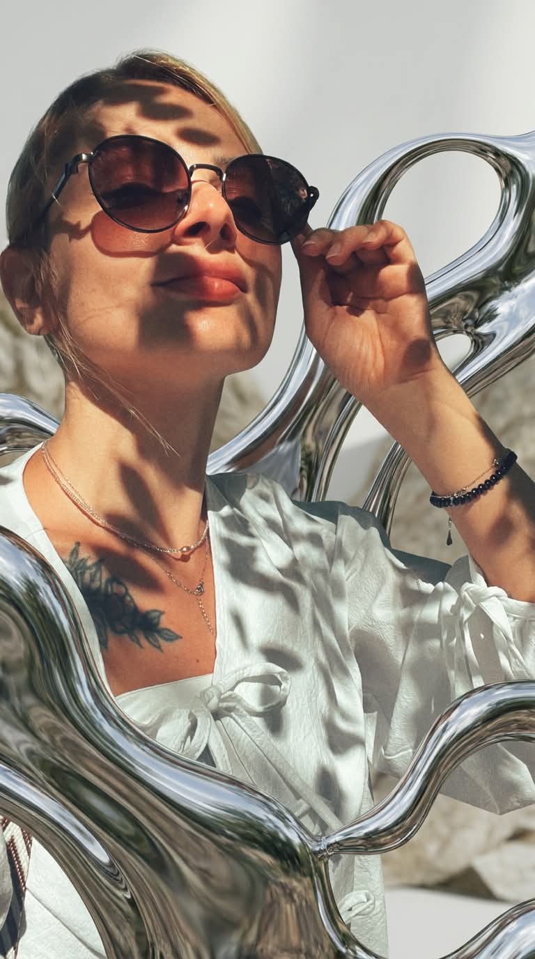 Liquid Chrome Fashion Editorial output 3