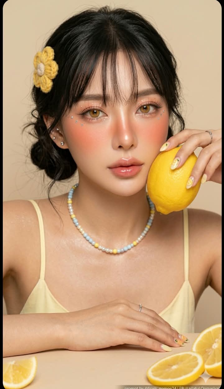 Lemon Drop Soft-Glam Portrait