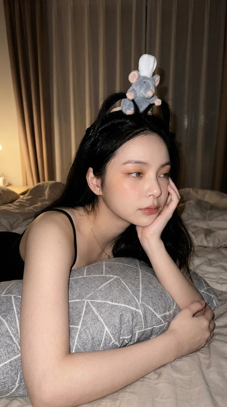 Photorealistic Cozy Night Selfie output 2
