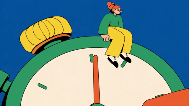 Flat 2D Editorial Motion-Graphics Journey