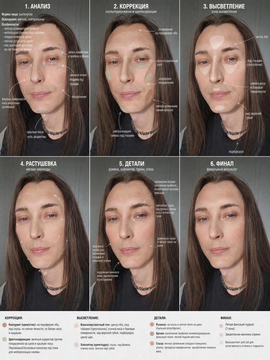 Personalized Makeup Instruction from a Face Photo output 4