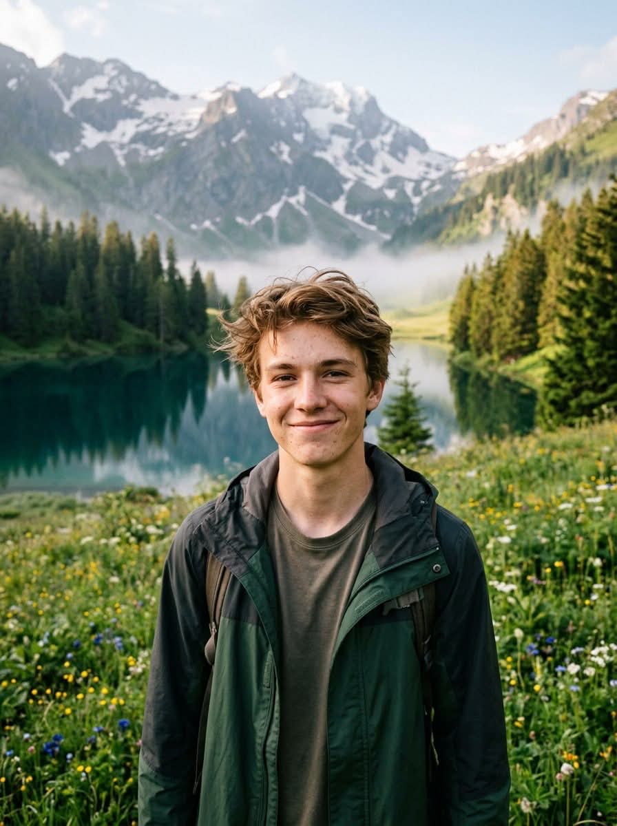 Photorealistic Swiss Alpine Portrait output 1