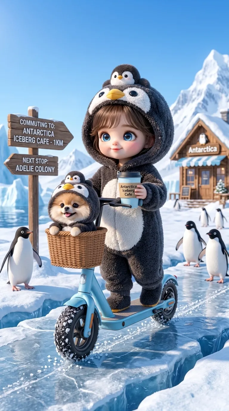 Chibi Commuter’s Antarctic Café Adventure output 14