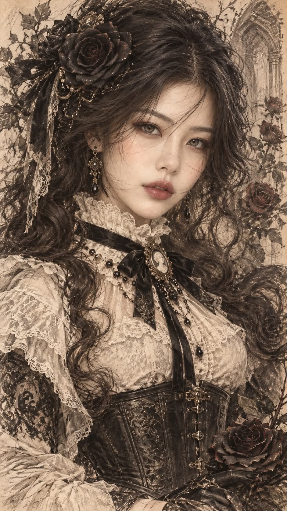 The Black Rose of the Victorian Era