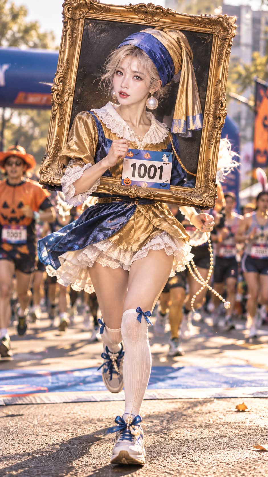 The Most Wrong Outfit for a Fun Run