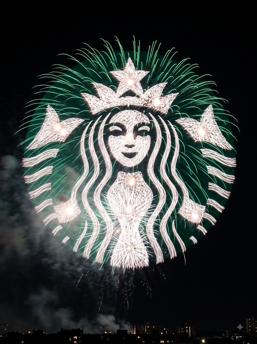 Brand Logo as a Photorealistic Firework Burst output 2