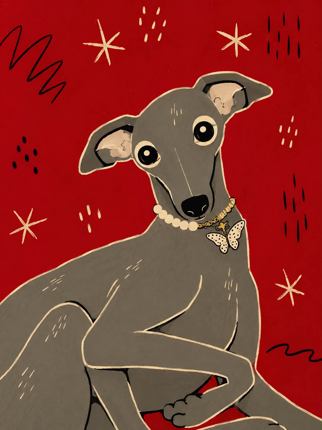 Modern Naive Illustration Poster
