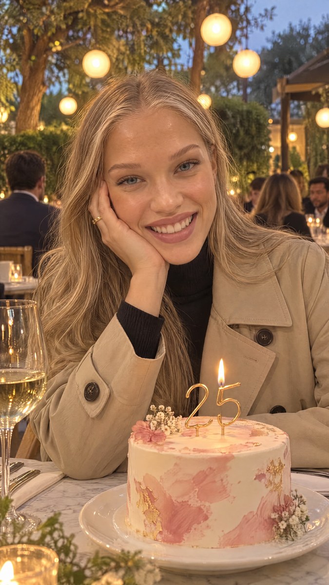 Candid Birthday Portrait at a Restaurant Terrace output 2