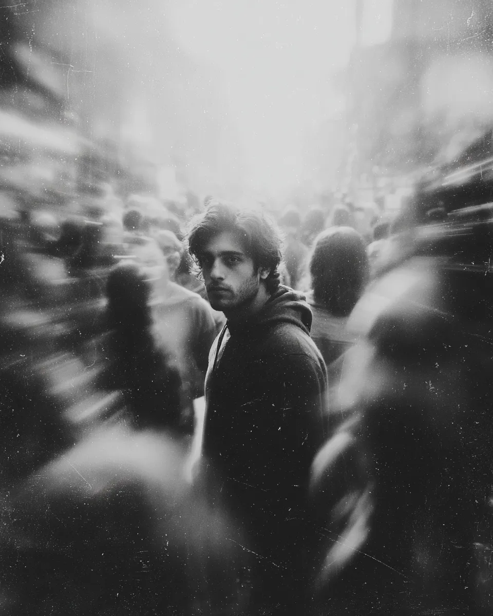 Cinematic Motion-Blur Record Sleeve Portrait output 5