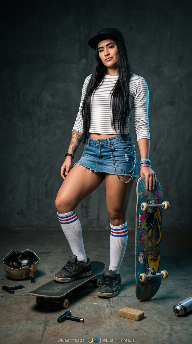 90s Skate-Culture Editorial Portrait output 2