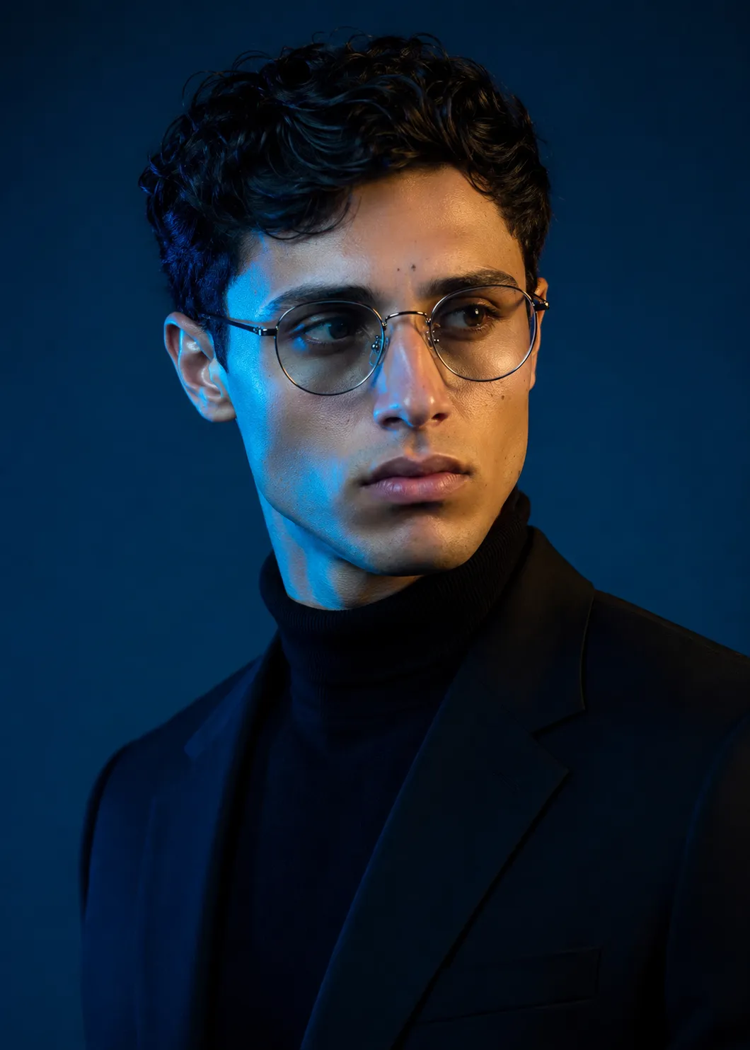 Cinematic Futuristic Editorial Portrait