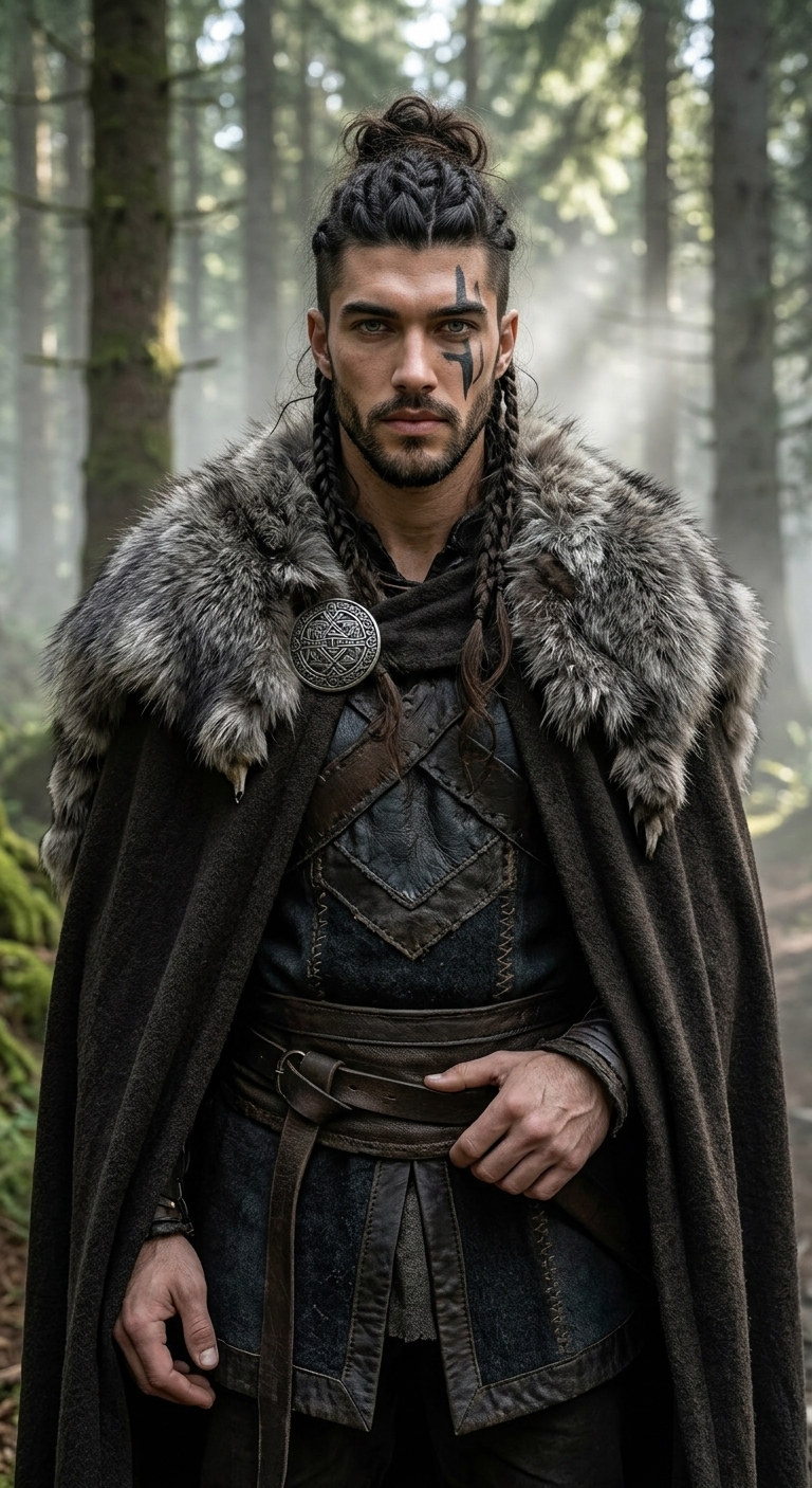 The Northern Warrior: Nordic Viking Editorial Portrait output 13