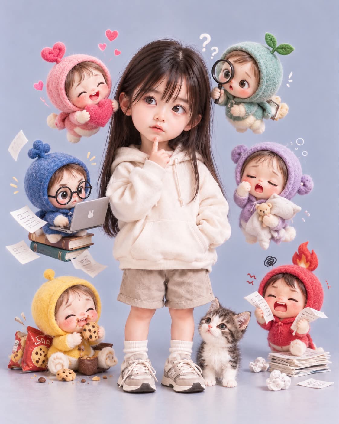 Conversation-Inspired Miniature Cell Mascots output 1