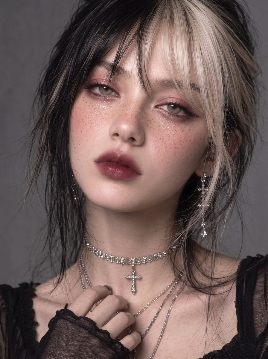 Dark Romantic Gothic Beauty Portrait output 7