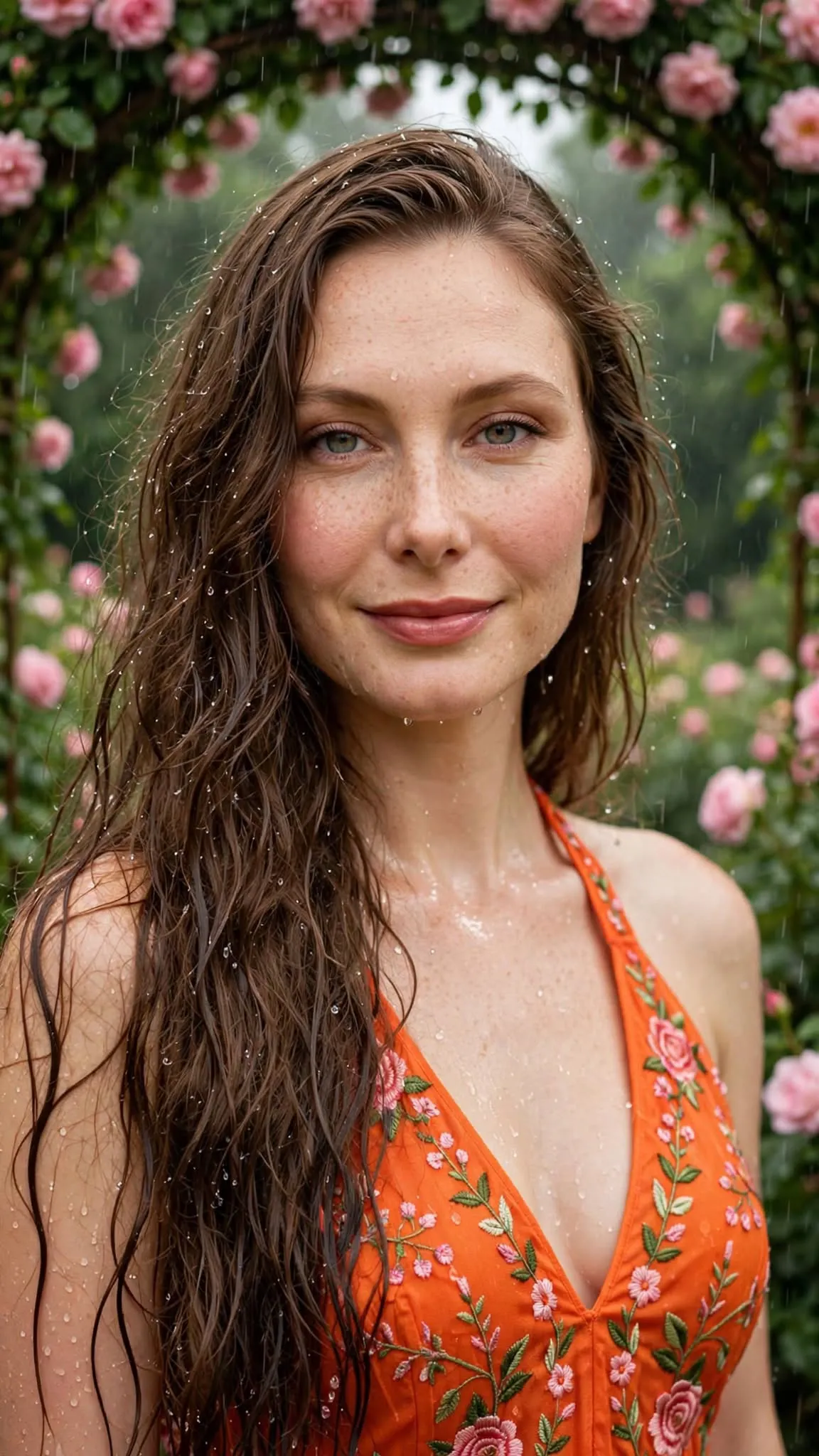 Young Woman in a Summer Rain output 4