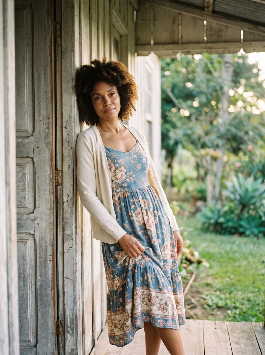 Vintage Floral Fashion Editorial in the Southern Brazilian Countryside output 3
