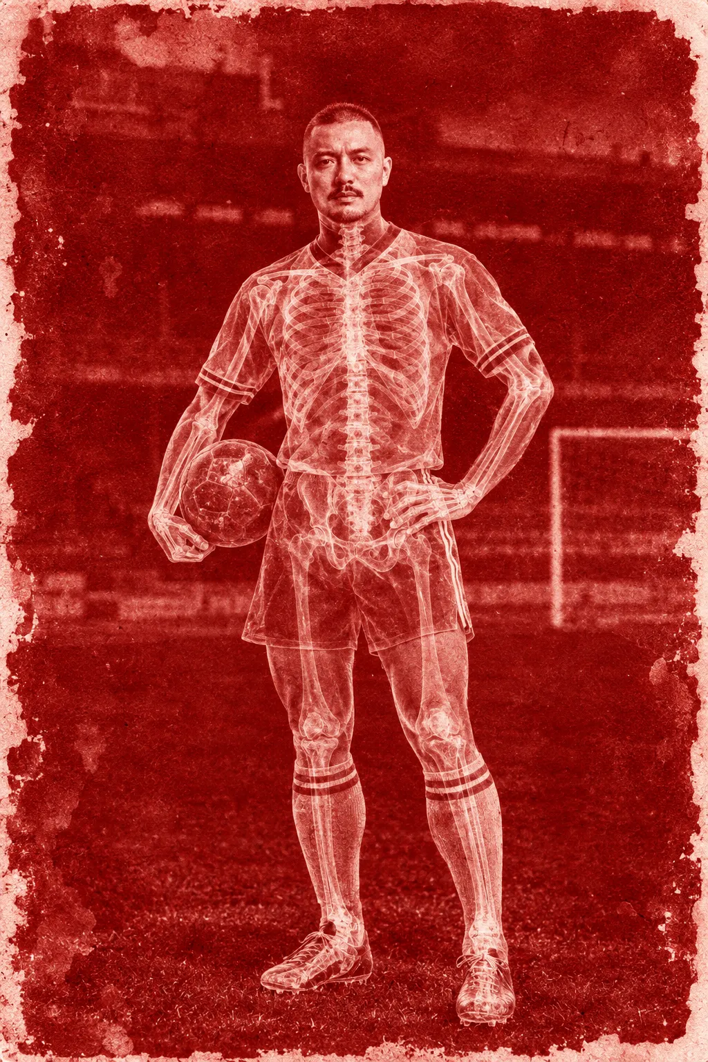 Red Cyanotype X-Ray Print Transformation output 2