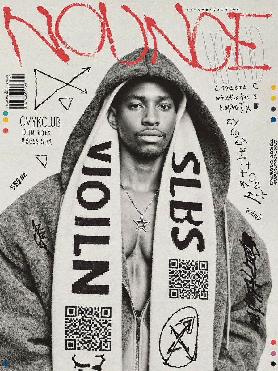 Grayscale Streetwear Editorial Collage output 4