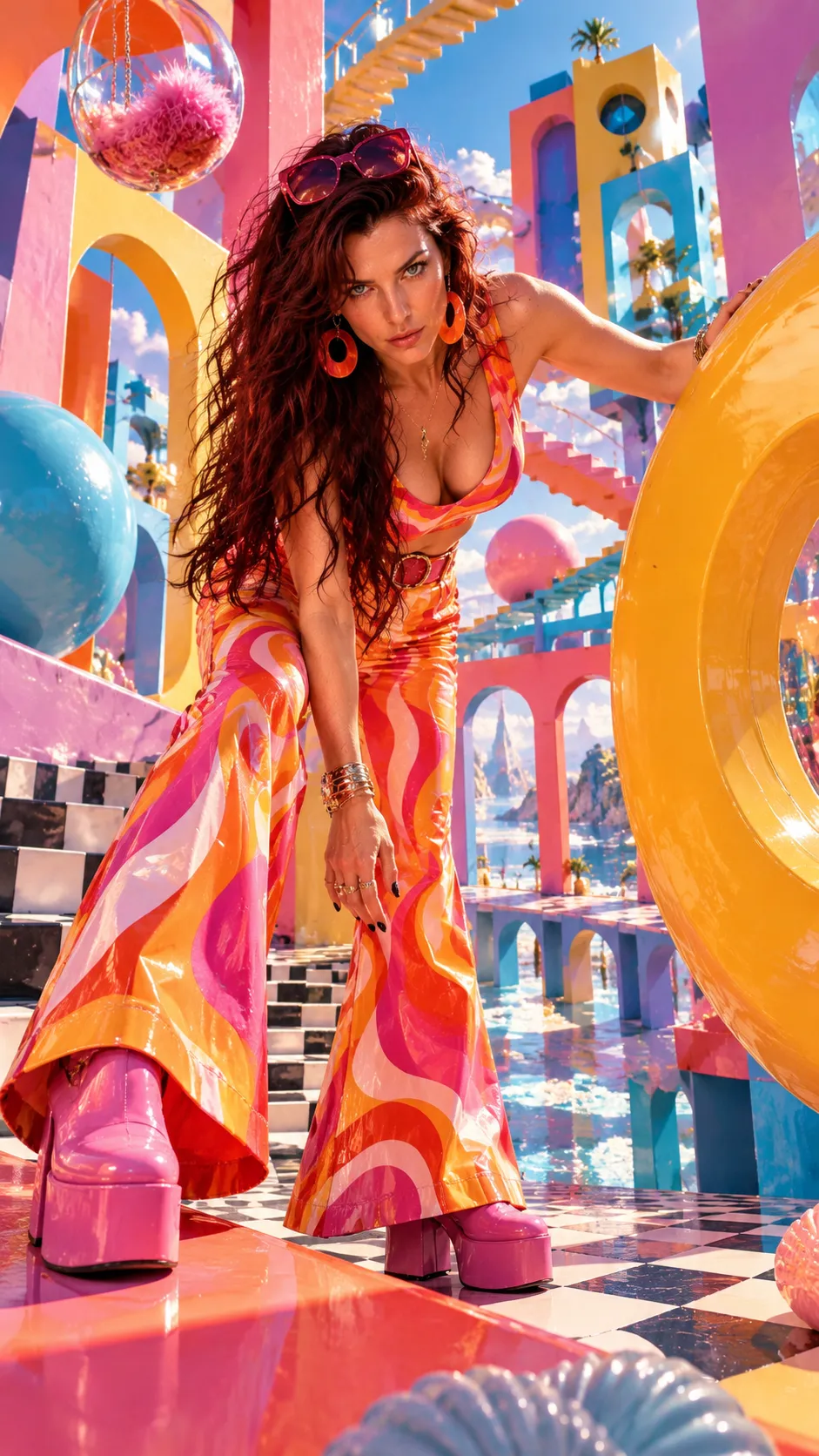 Surreal Retro-Pop Fashion Editorial output 5