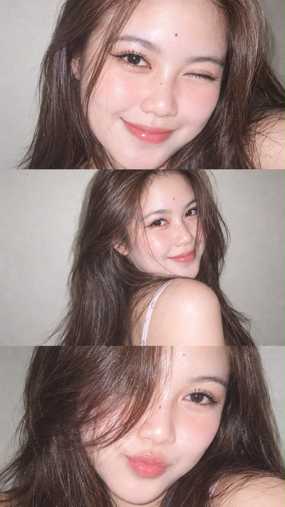 Y2K Three-Panel Beauty Photo Collage output 2