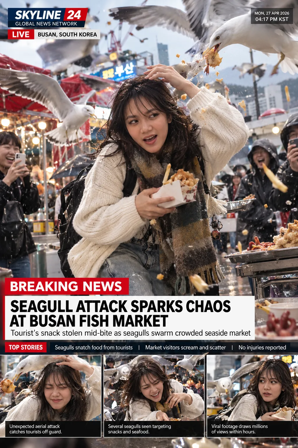 The World Rolls for Me: Fictional Breaking News output 3
