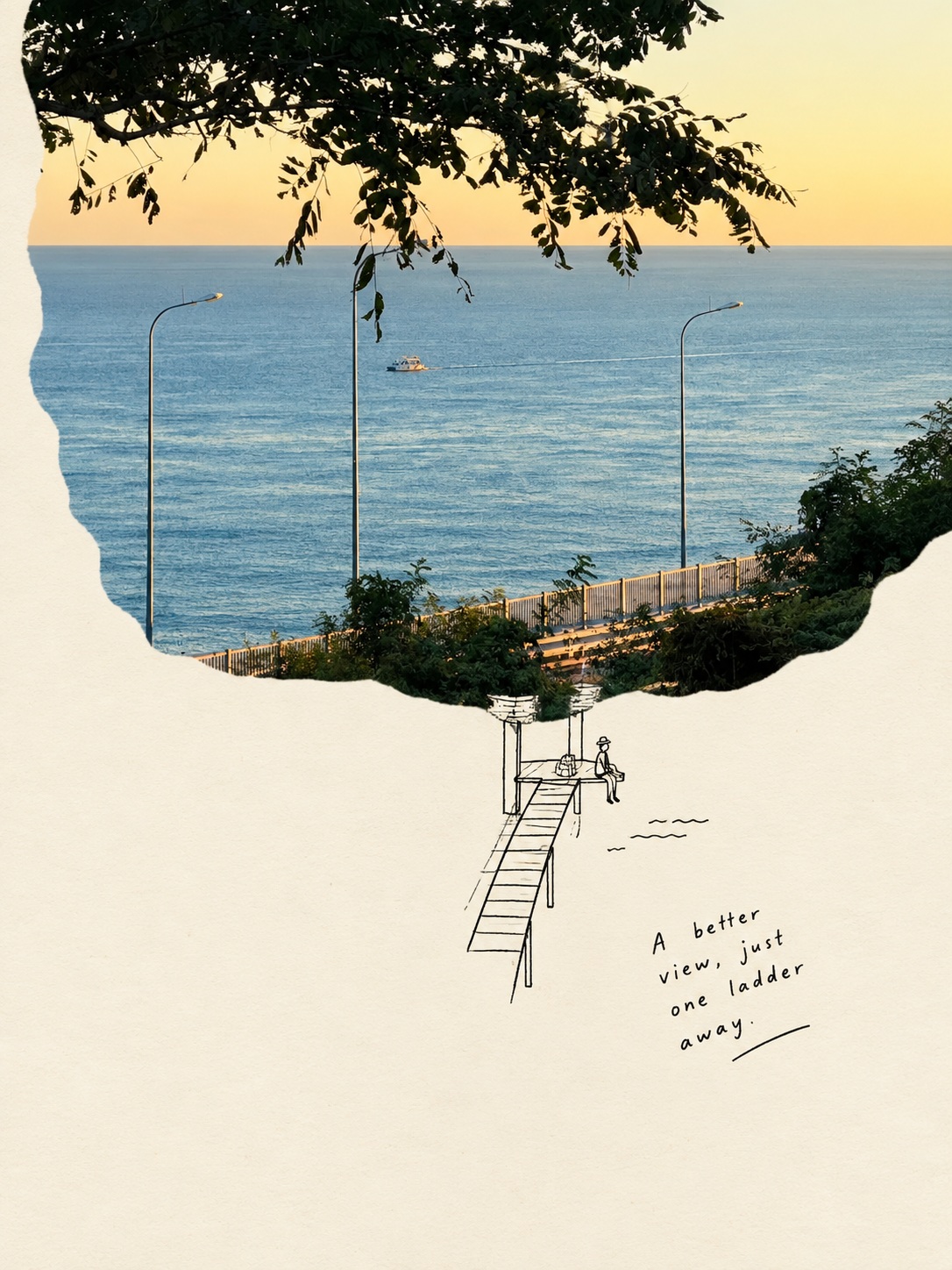 Second World Photo Collage Poster