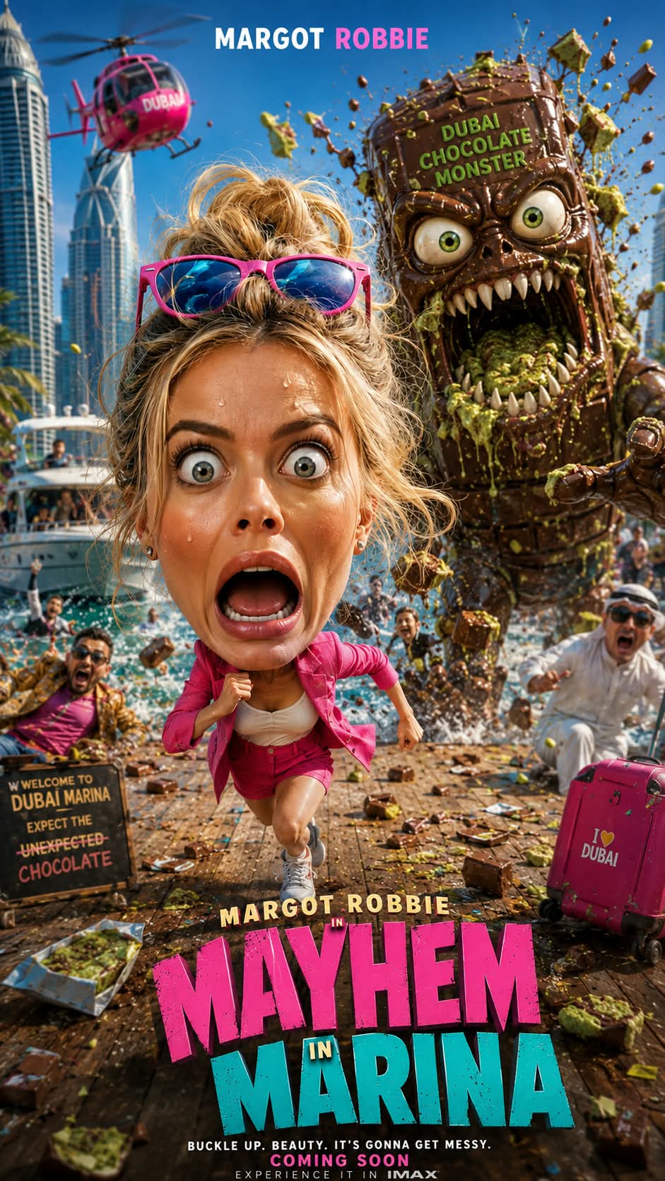 Chaotic 3D Action Blockbuster Poster output 11