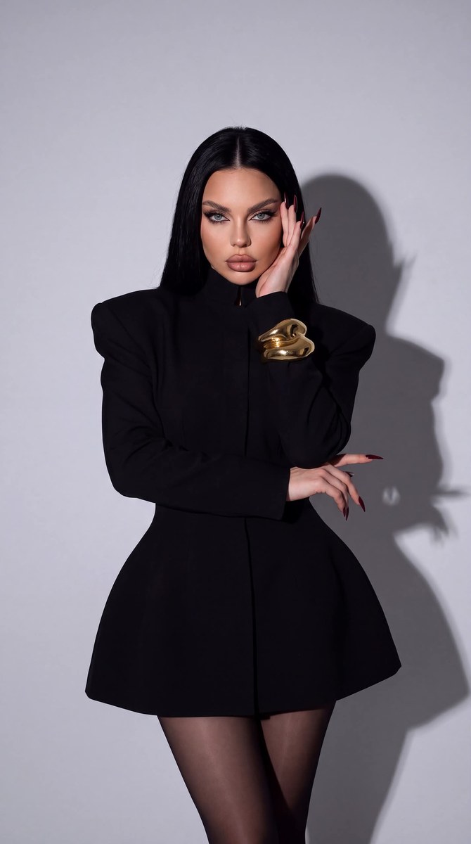 Photorealistic Editorial Fashion Portrait