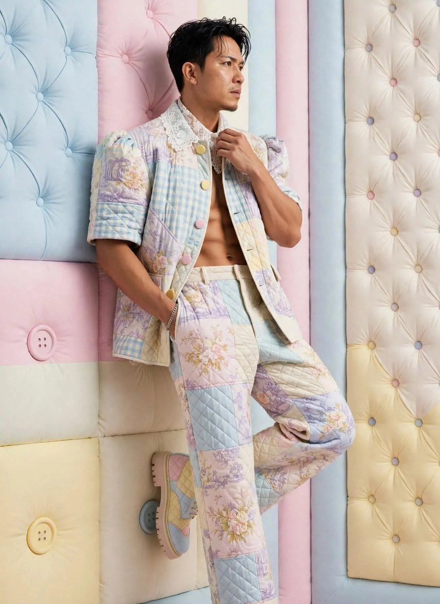 Quilted Couture Fashion Design output 4