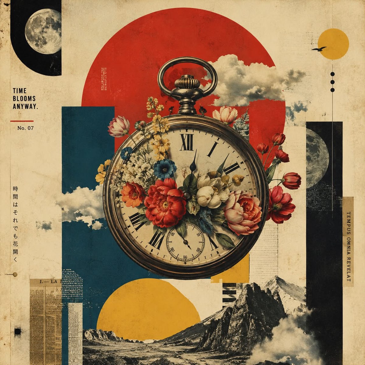 Mid-Century Retro Surrealist Collage Poster output 7