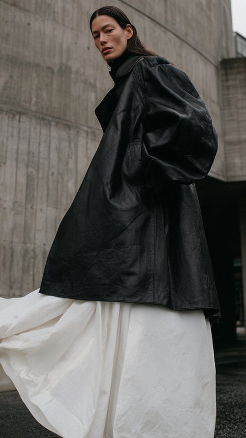 Street-Style Fashion in Brutalist Architecture output 4