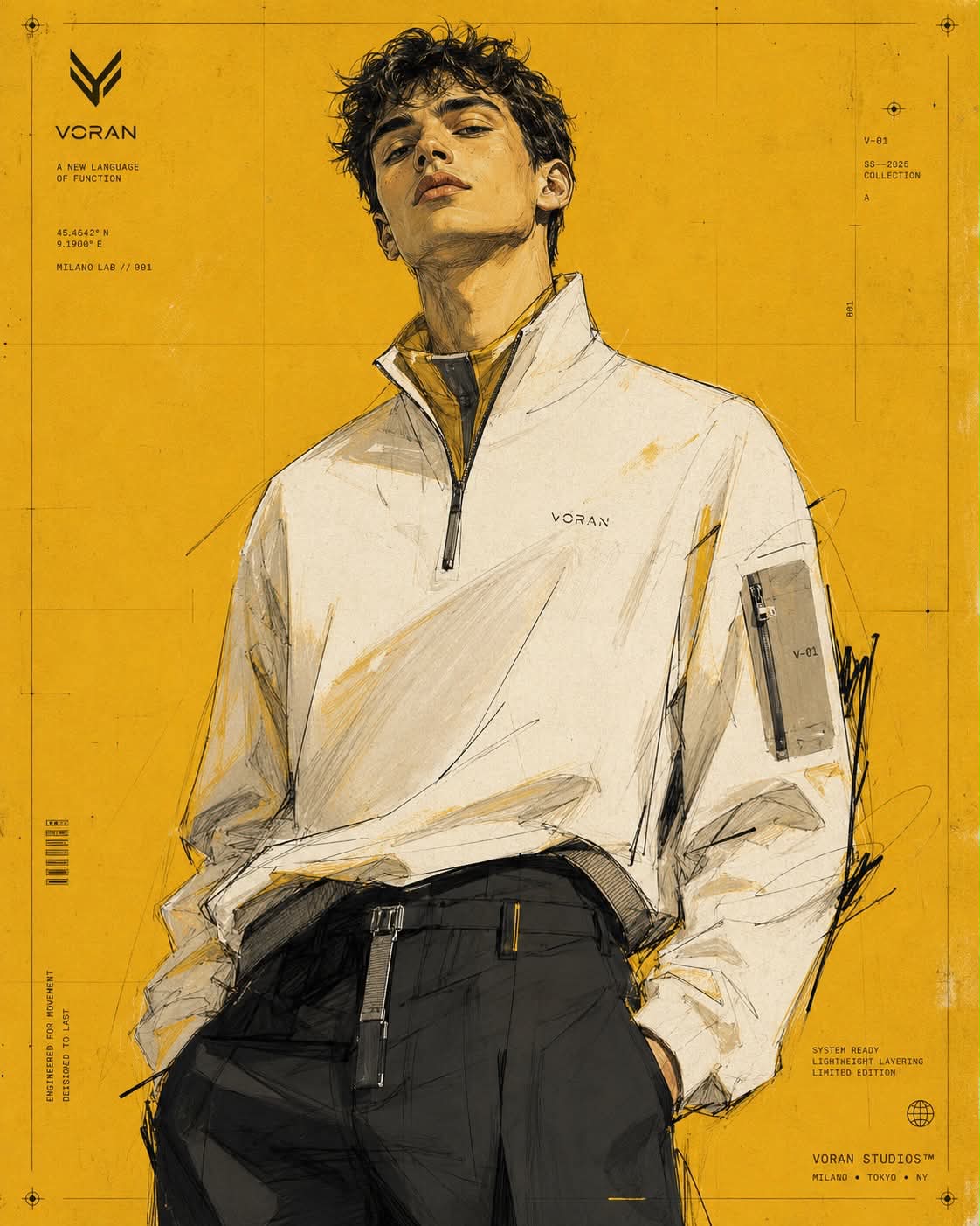 Premium Fashion-Tech Screen-Print Poster output 3