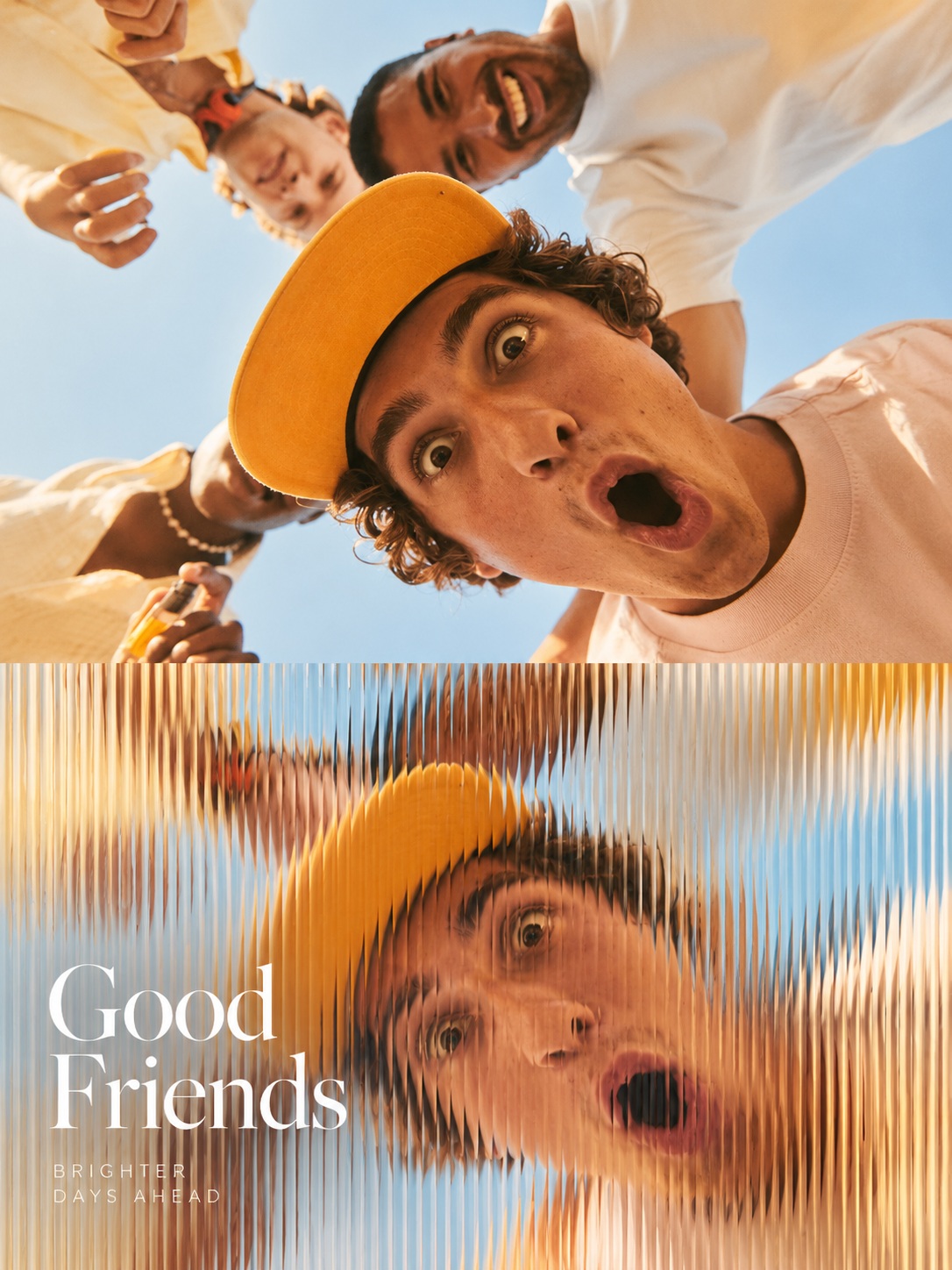 Fluted-Glass Double-Exposure Editorial Poster output 3