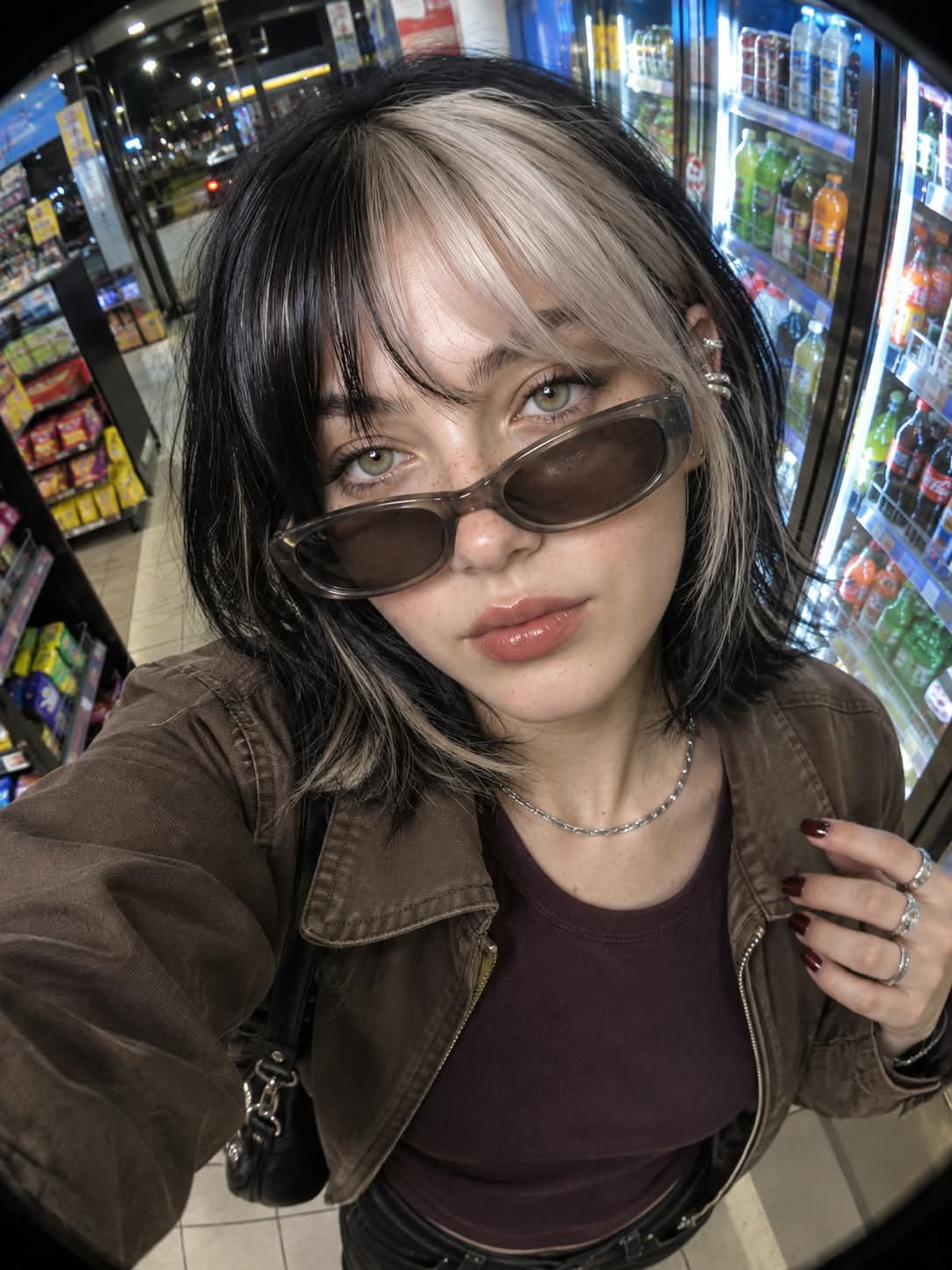 Convenience Store Fisheye Selfie output 5