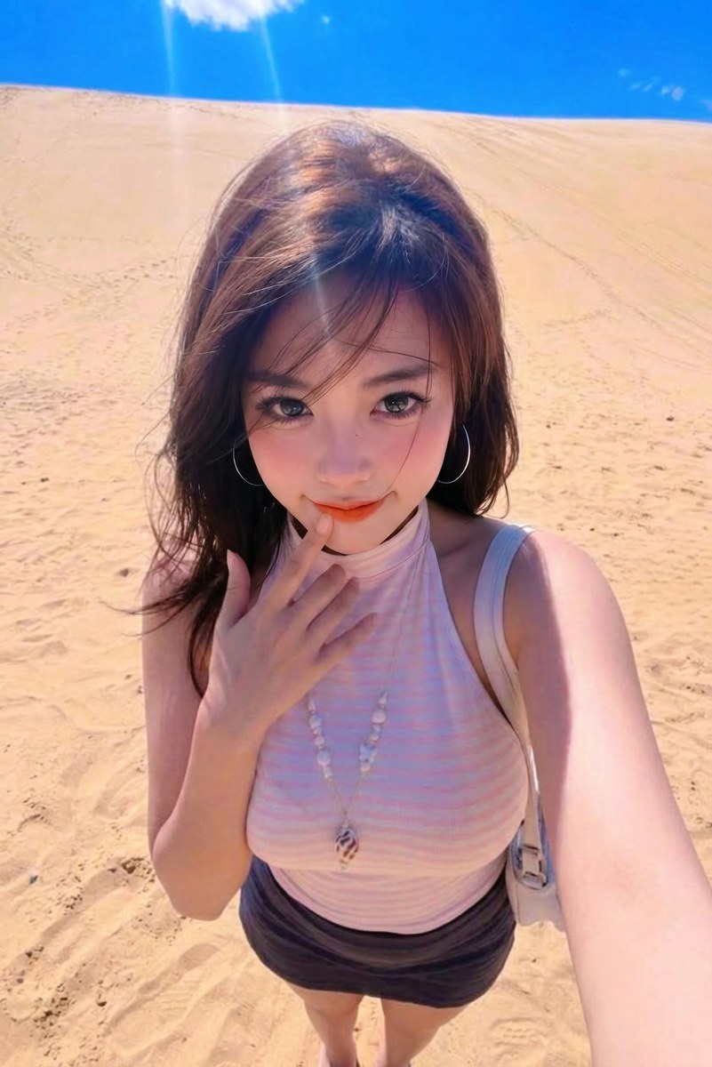 Queen of the Endless Dunes — Editorial Desert Portrait output 7