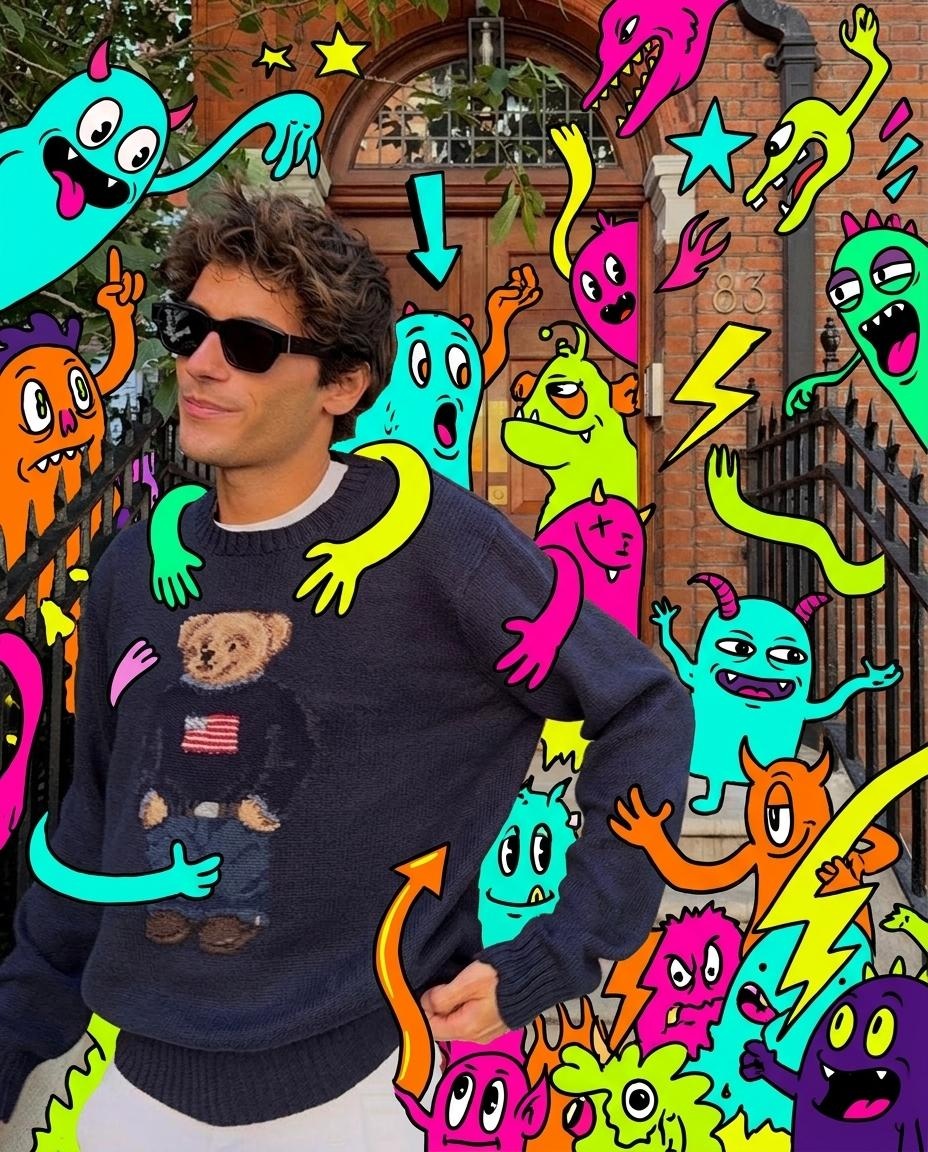 Graffiti Creature Invasion Photo Composite output 2