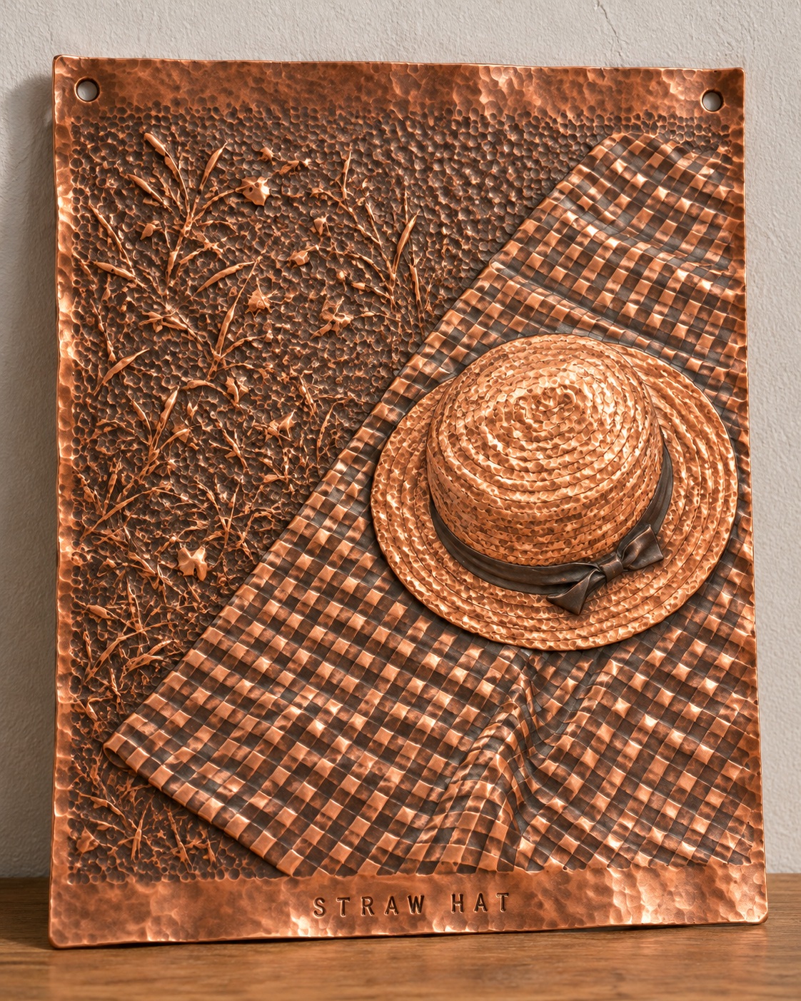 Photo-to-Copper Relief Plaque output 3