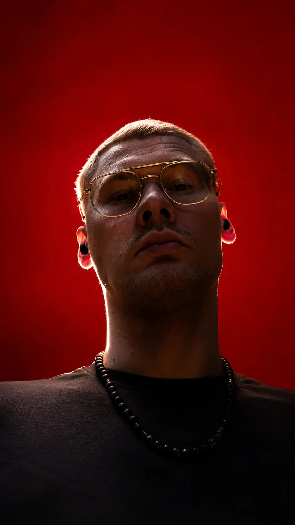 Cinematic Crimson Portrait output 1