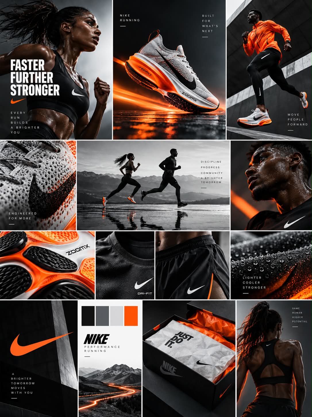 Premium Brand Campaign Moodboard output 2