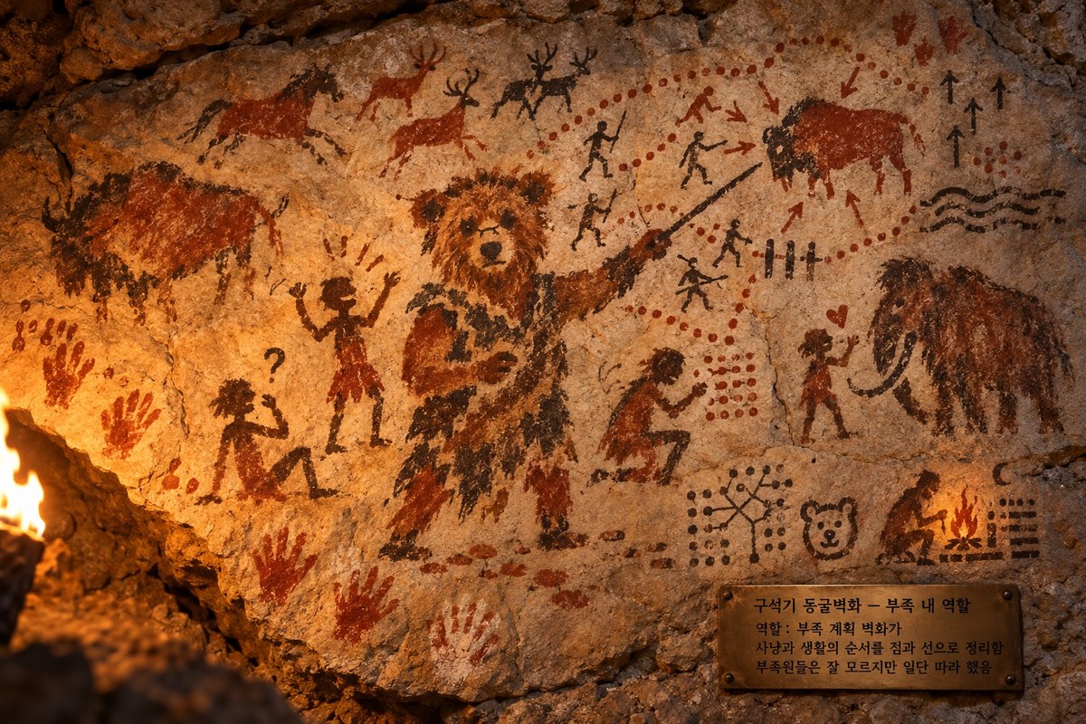 Paleolithic Cave Painting of My Prehistoric Tribe Role