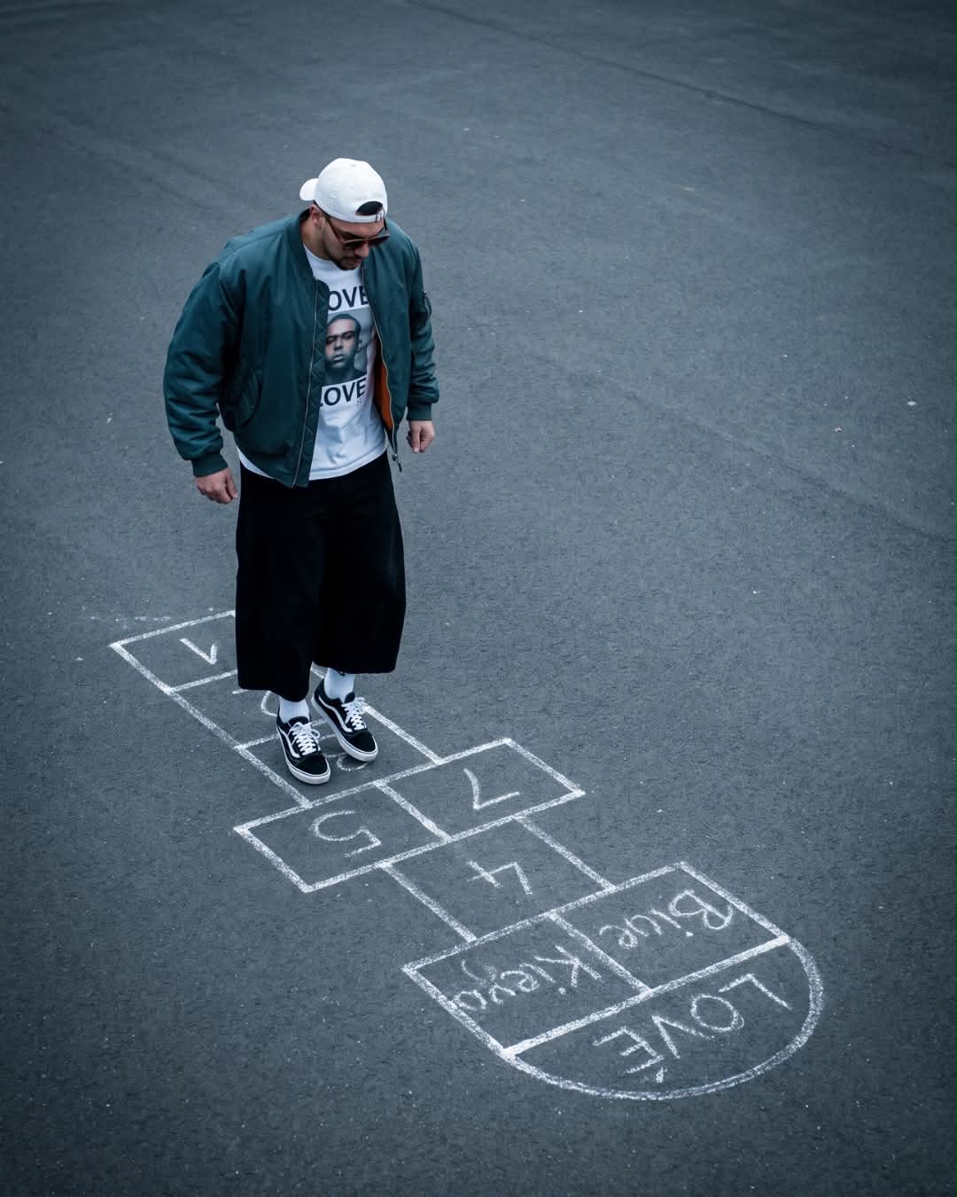 Overhead Hopscotch Street Portrait output 1