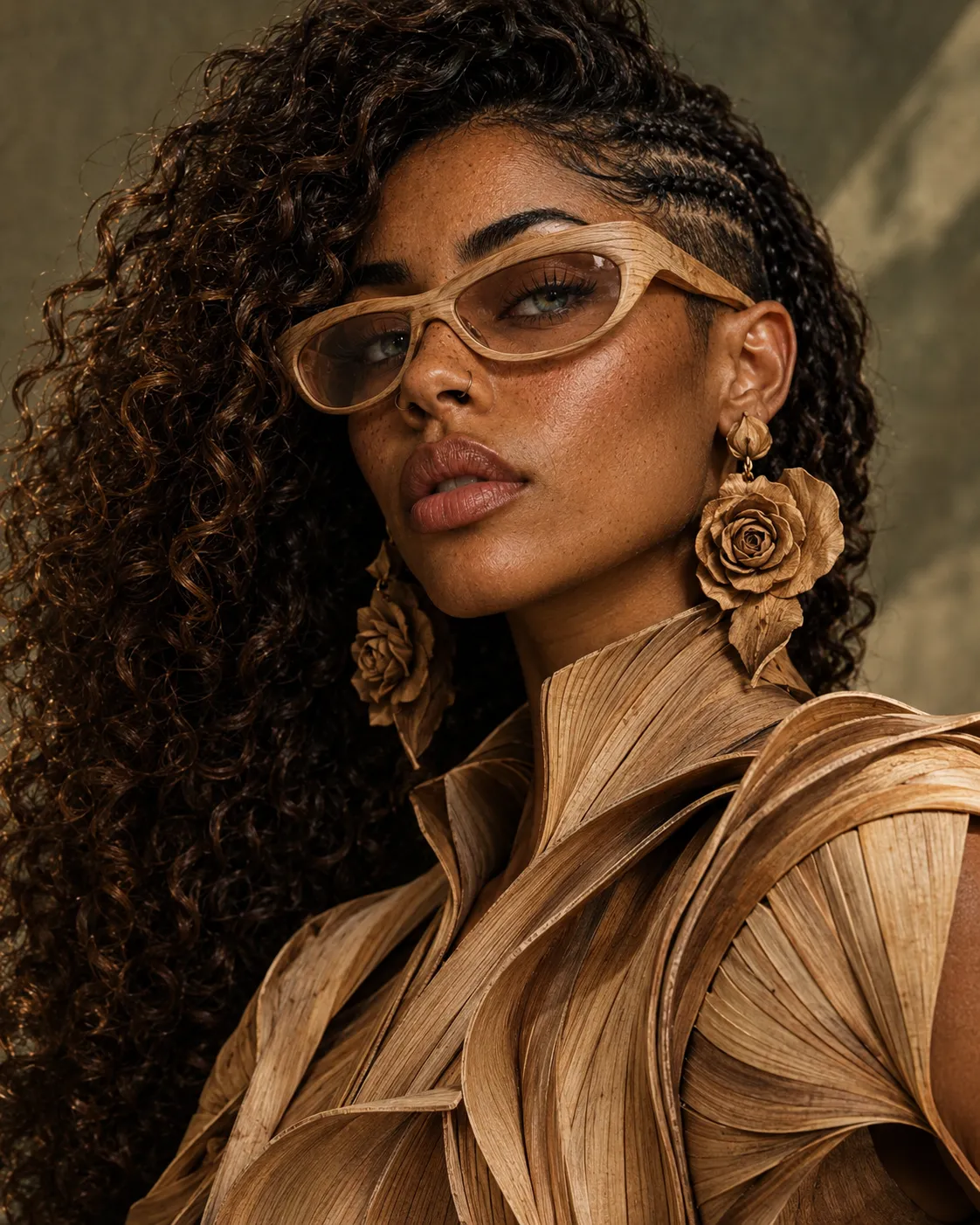 Wooden Rose: Organic Futurist Haute Couture output 4