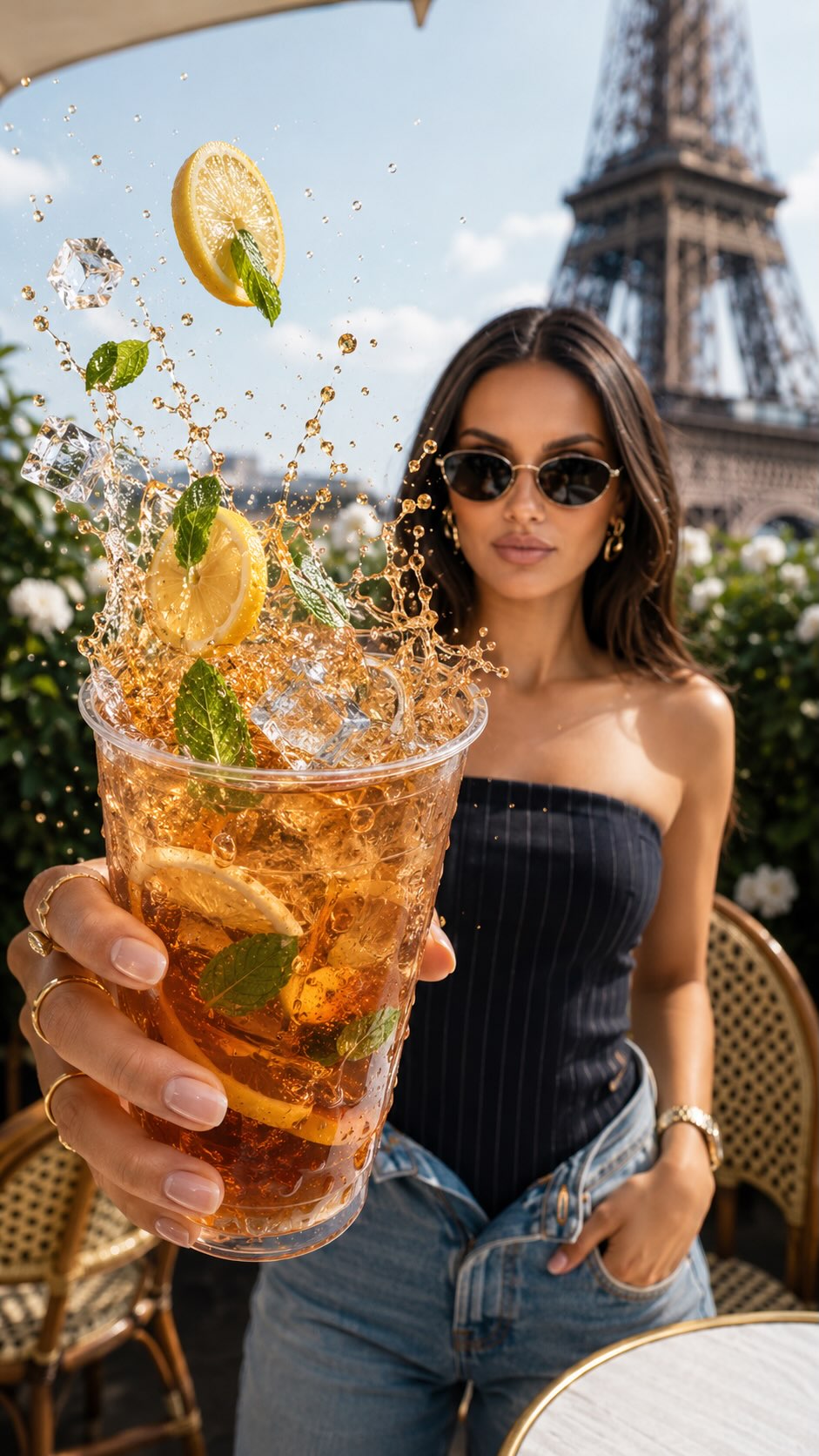 Luxury Beverage Advertisement with Dynamic Splash output 3