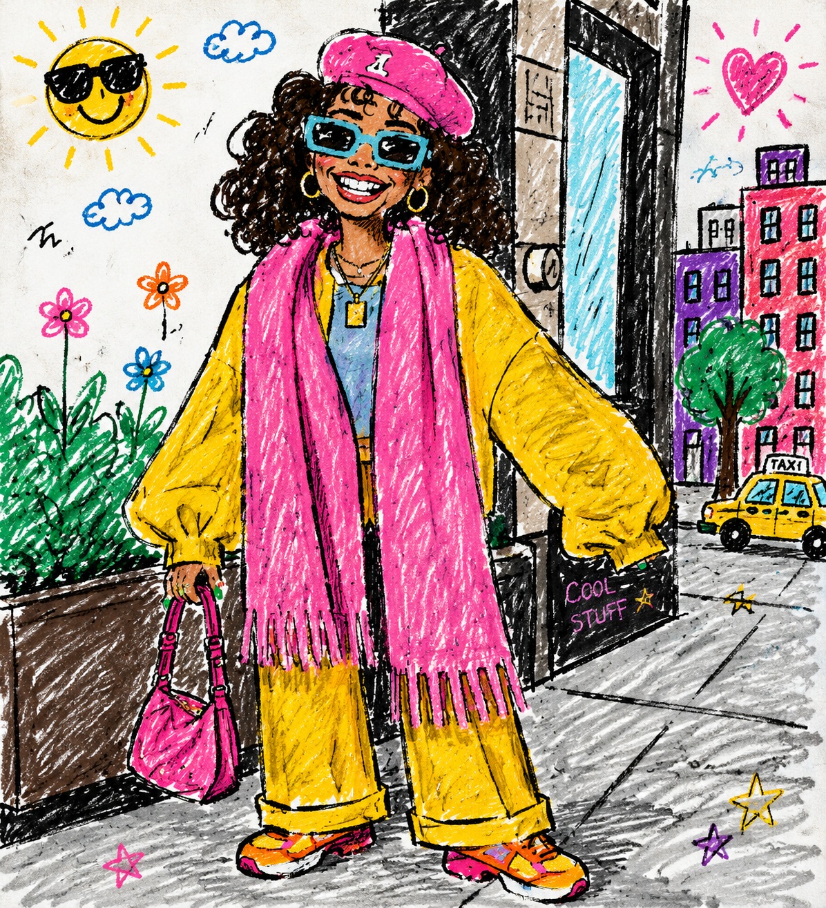 Messy Childlike Doodle Caricature output 3