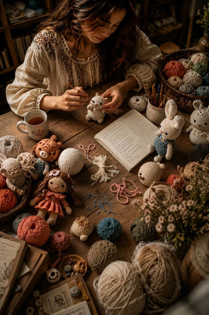 The Toy She Made — Handmade Bunny Portrait output 2
