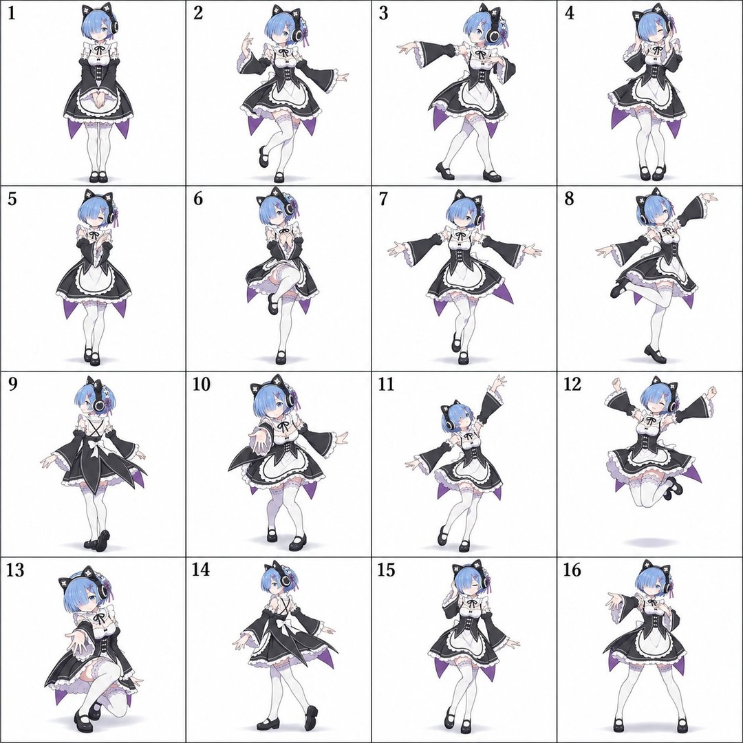 Turn a Character Reference into a Storyboard Dance Video