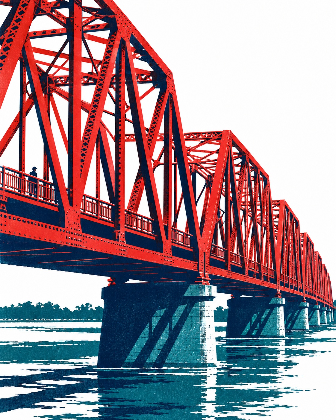 Three-Ink Architectural Silkscreen Print output 5