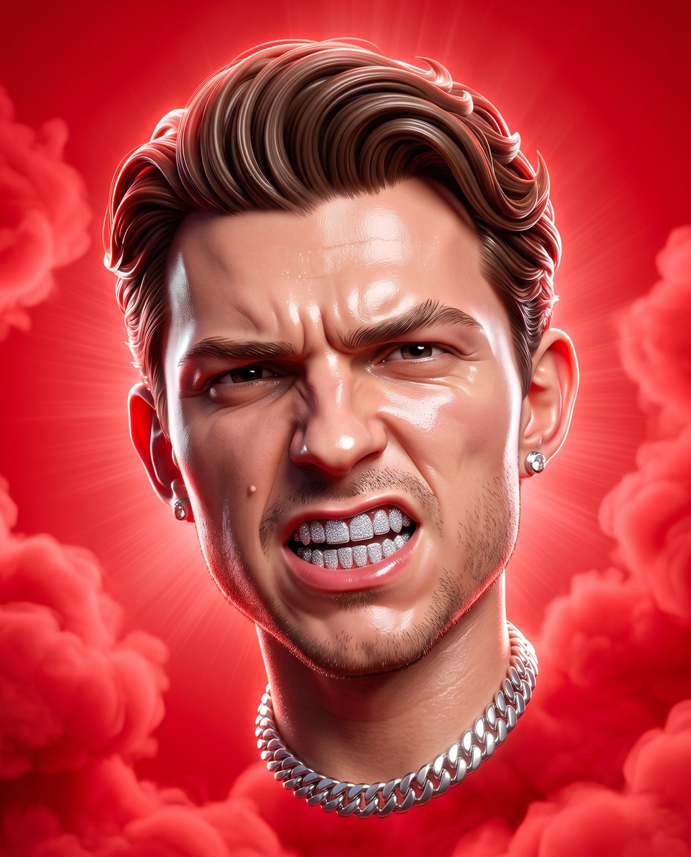 Glossy 3D Caricature Portrait output 4